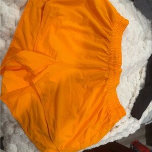 Aerie Bright Orange Athletic Shorts